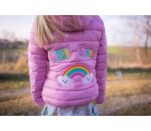 Stickdatei - Happy Spring Schriftzug